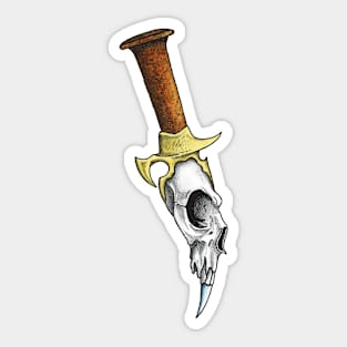 Skull Blade Sticker